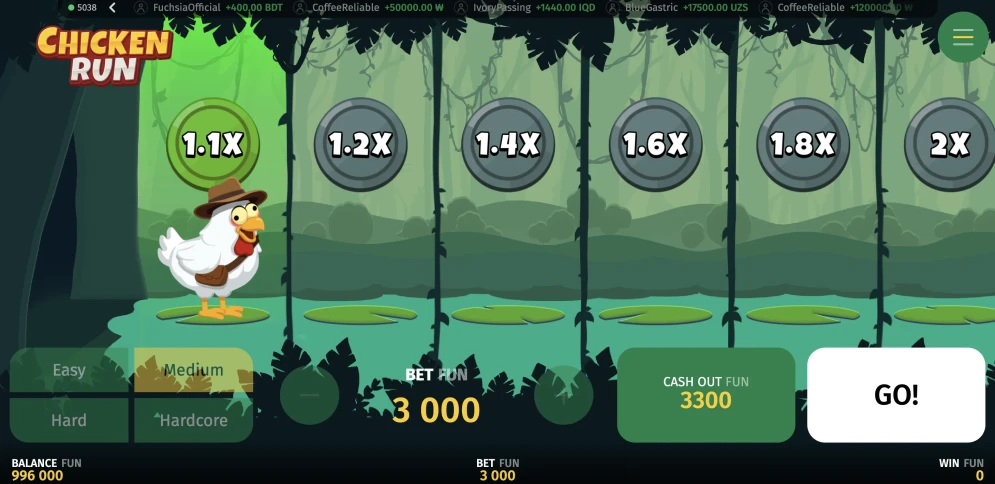 Chicken Run Game
